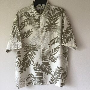 GEOFFREY BEENE XL SHORT SLEEVE TROPICAL SHIRT
